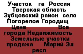 Участок 1 га ,Россия, Тверская область, Зубцовский район, село Погорелое Городищ › Цена ­ 1 500 000 - Все города Недвижимость » Земельные участки продажа   . Марий Эл респ.